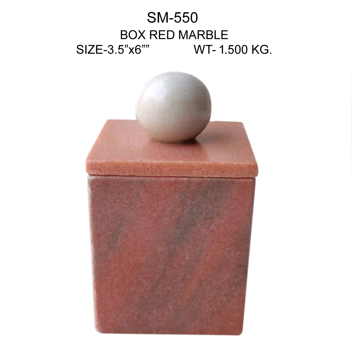 RED MARBLE BOx STYLE-6